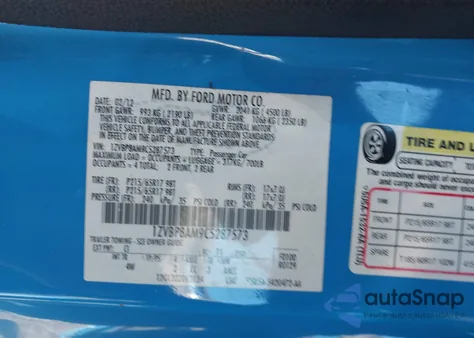 2012 Ford Mustang V6 Premium from USA, damaged, VIN 1ZVBP8AM9C5287573